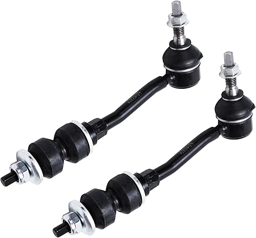 Detroit Axle - 2 barras estabilizadoras delanteras 2 piezas para Dodge Dakota 97-04, Durango 99-03, 2 eslabones de extremo de barra estabilizadora