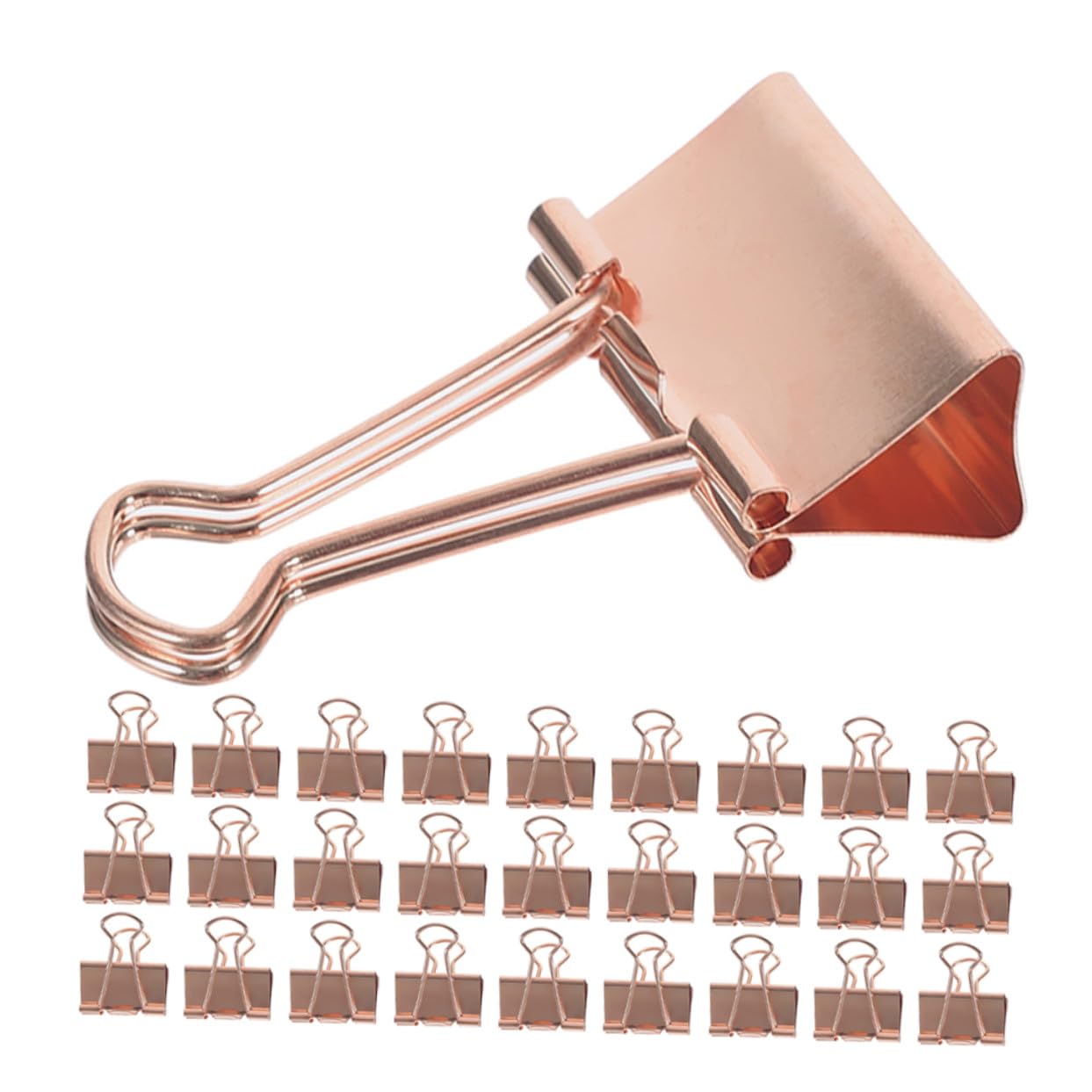 Pinces à Reliure Or Rose Électroplacées Haute Qualité pour Documents - 8