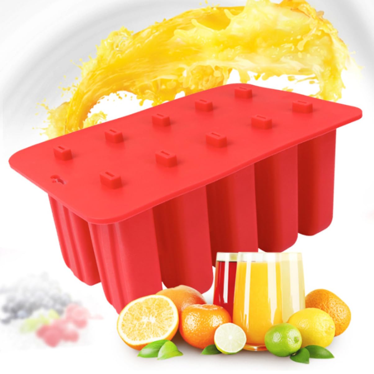 COLLBATH Eis Am Stiel-form Aus Silikon Geruchsneutral Und Sicher Für Zuhause Und Küche Leicht Zu Reinigen Und Wiederverwendbar