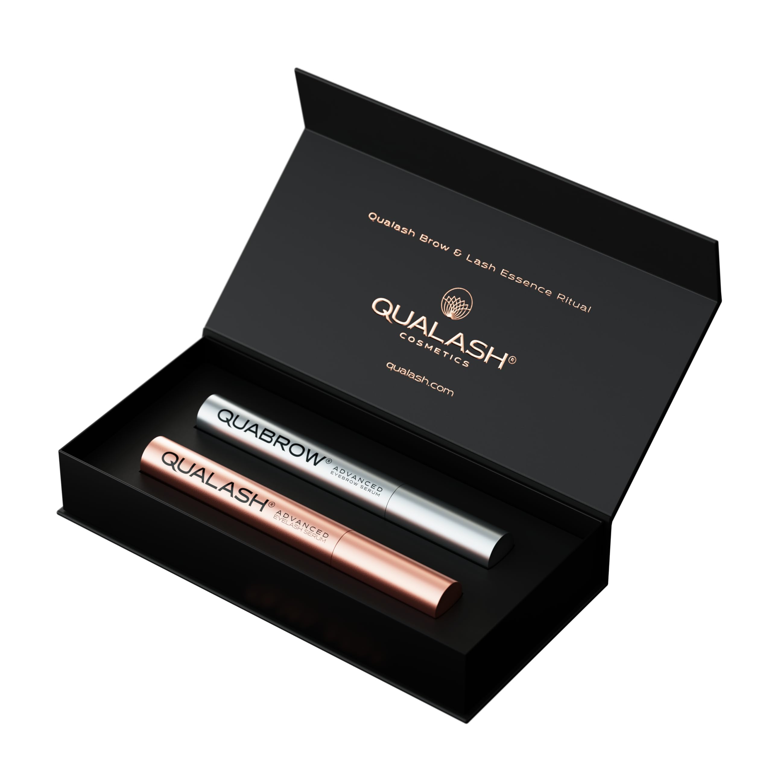 Wimpernserum für Long Lashes – QUALASH®️Advanced Lash & Eyelash Serum 3,5 ml für schnell Wachstum,Testsieger mit patentierter QUA-X Formel, sichtbare Ergebnisse in 4 Wochen