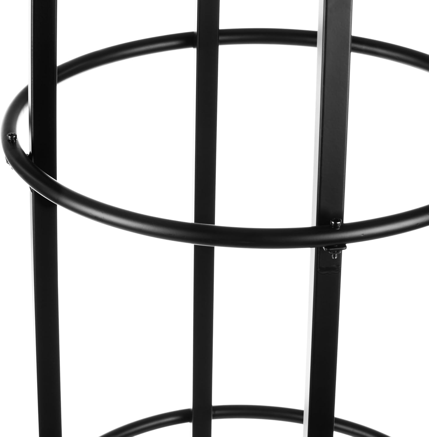 H Potter Tall Iron Obelisk Trellis Powdercoated Metal Finish Garden Decor Column for Climbing Plants (Black, 10 FT Tall)