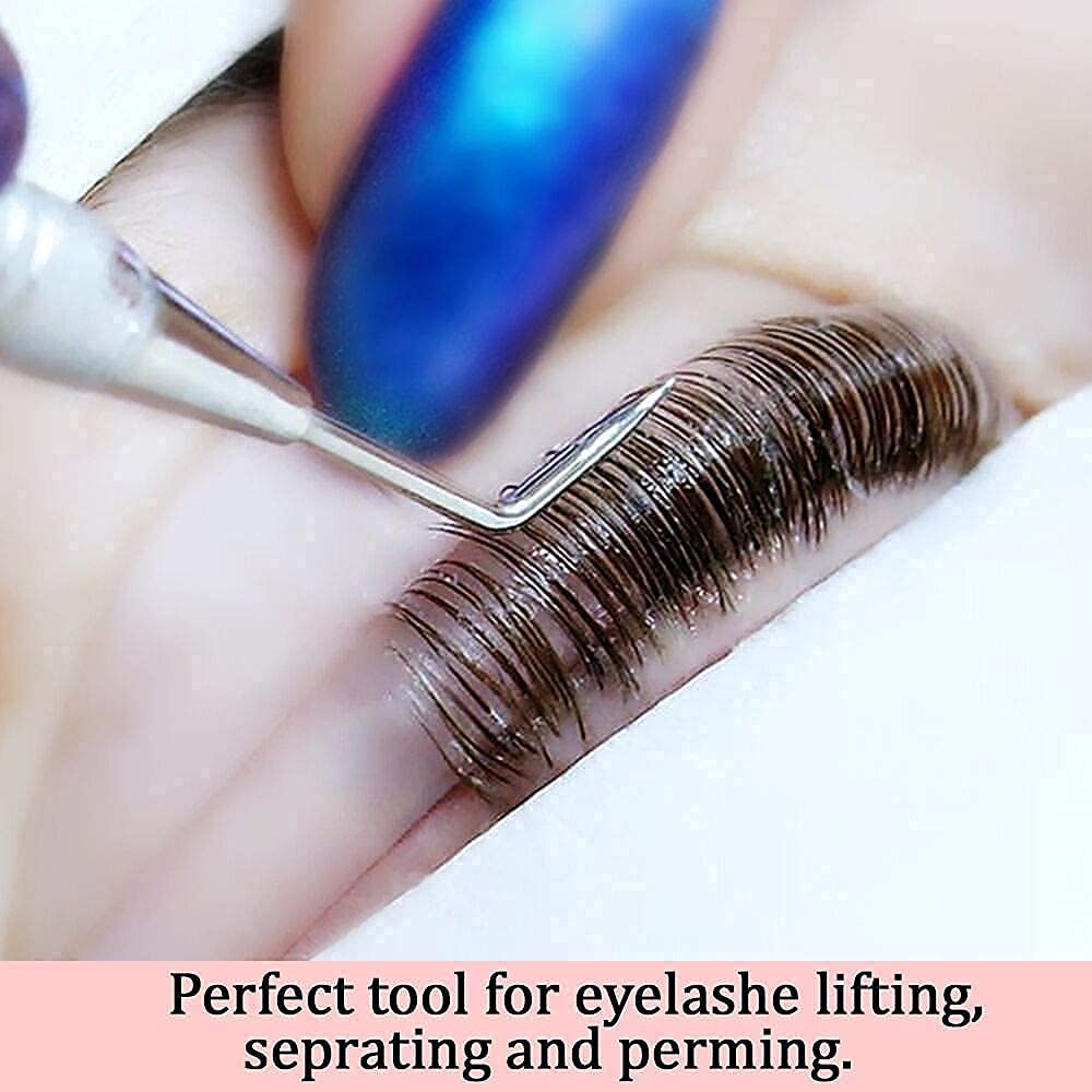 YNR Eyelash Volume Eye Lash Lashes Lifting Lift Perm Perming Separating Tool (Silver)