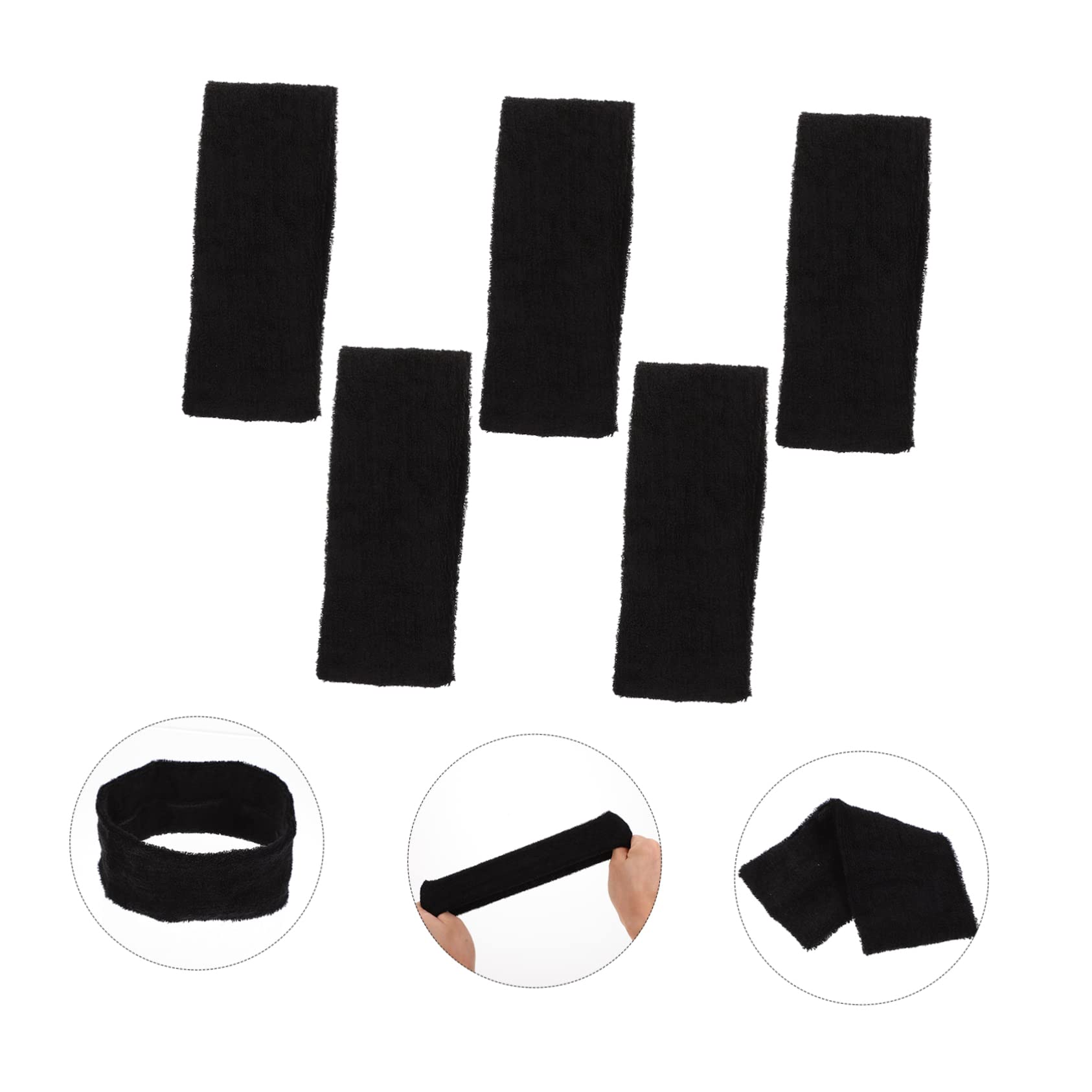 BESPORTBLE 25 Pcs Bandeau De Sport Bandeaux Anti-Transpiration pour Femmes Bandeaux Élastiques D'Entraînement Anti-Transpiration Bandeaux pour Femmes Cyclisme Accessoires De Spa en Plein Air