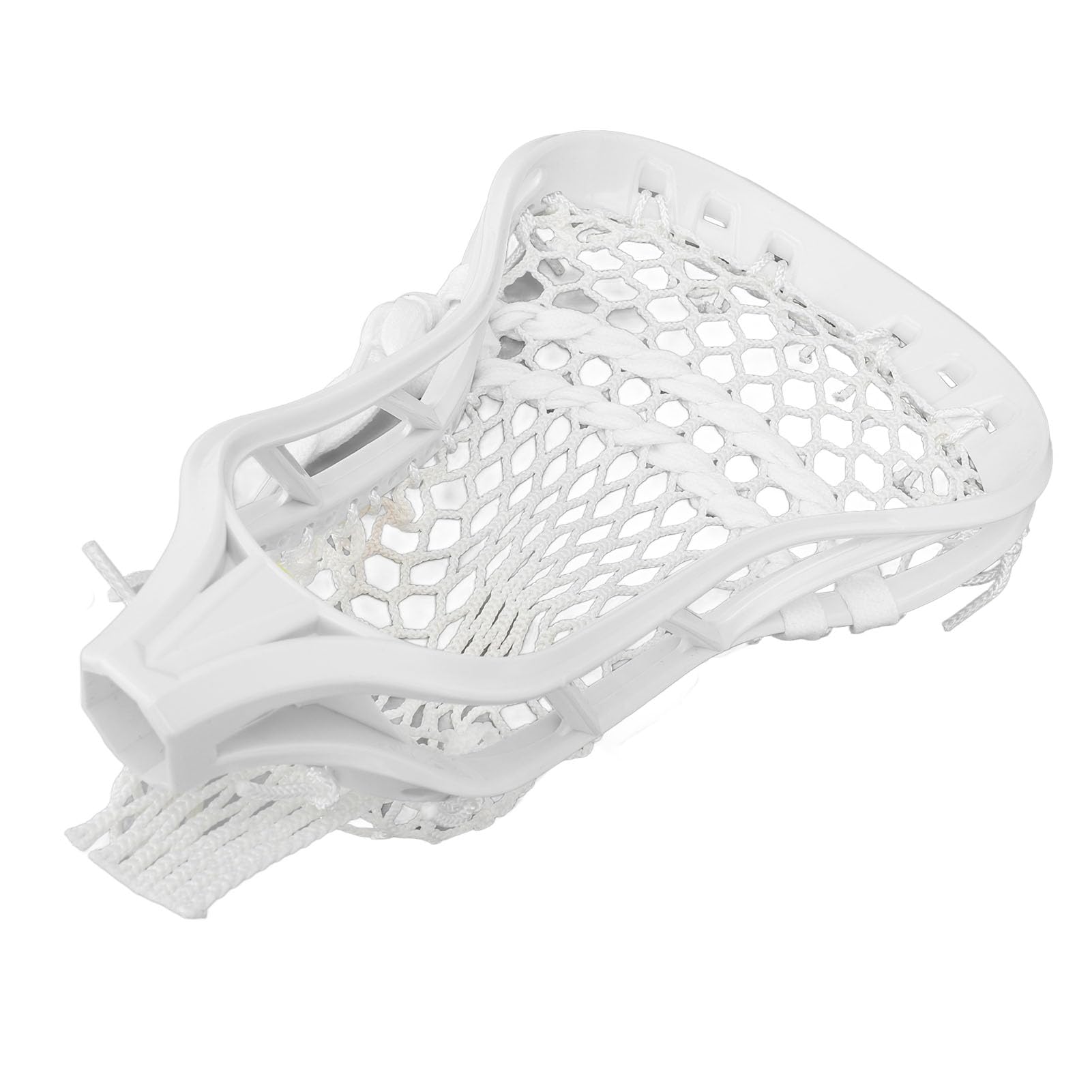 Jiawu Testa di Lacrosse in Incordata, Testa di Lacrosse Ad Alta Resistenza Nylon Dureholole Controlo Migliorato per Competizione di