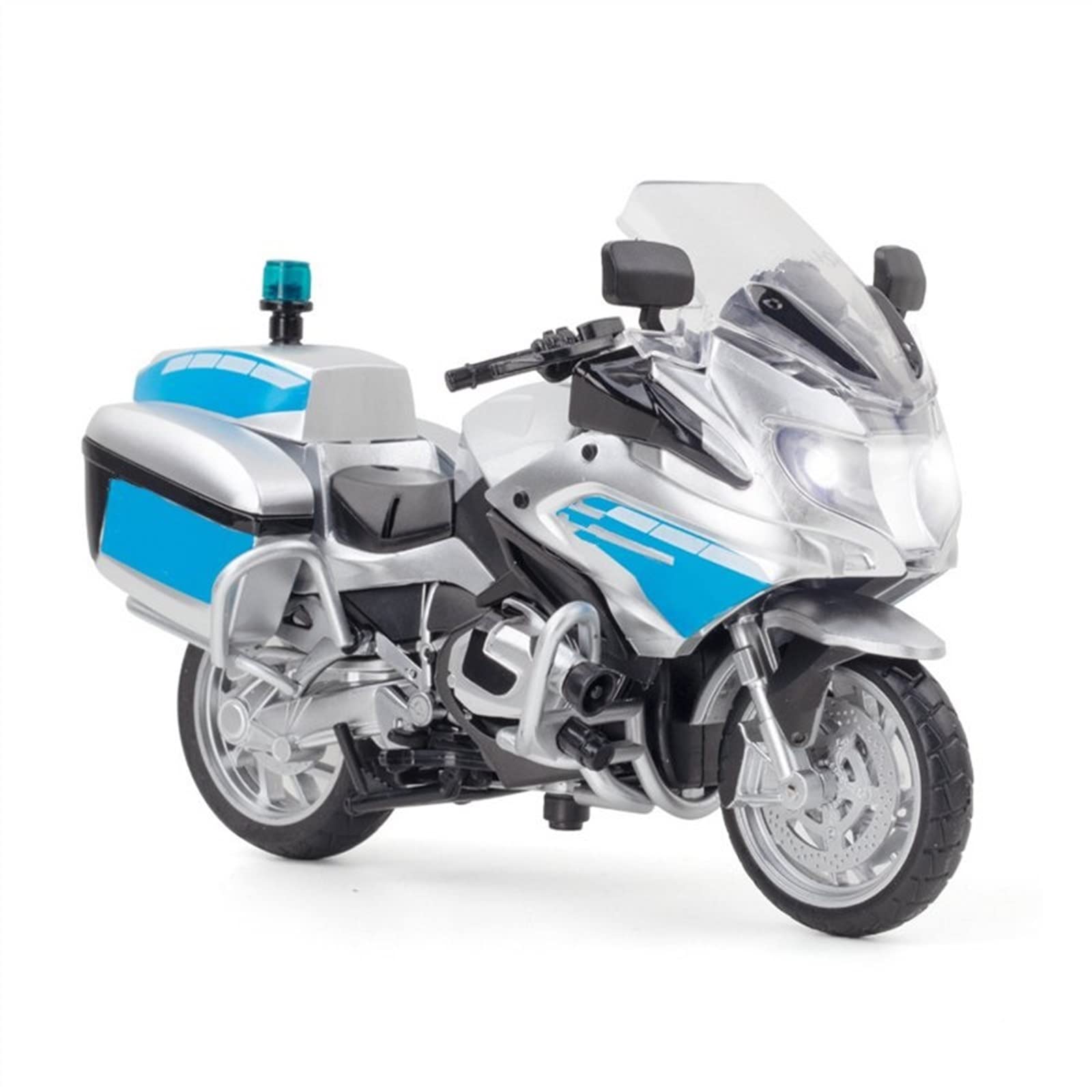 SEYXF Motorbike Toy Motorcycle Model Light & Sound Effect Diecast Toys Birthday Gift 1/12 Scale for BMW R1250 RT-P Alloy
