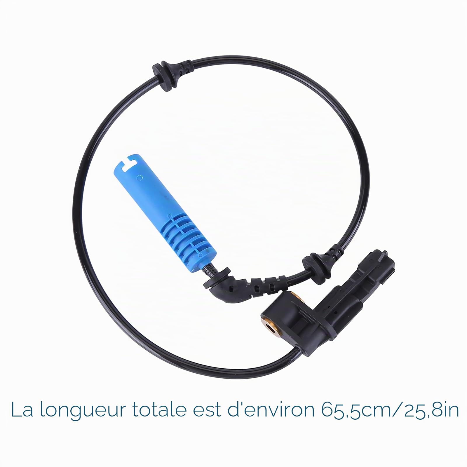 LICHENGTAI Lot de 2 Capteur ABS Vitesse de Rotation Des Roues Avant Gauche Et Droite Compatible avec BMW 3er E46 ABS Sensor Wheel Speed 34526752681, 34526752682