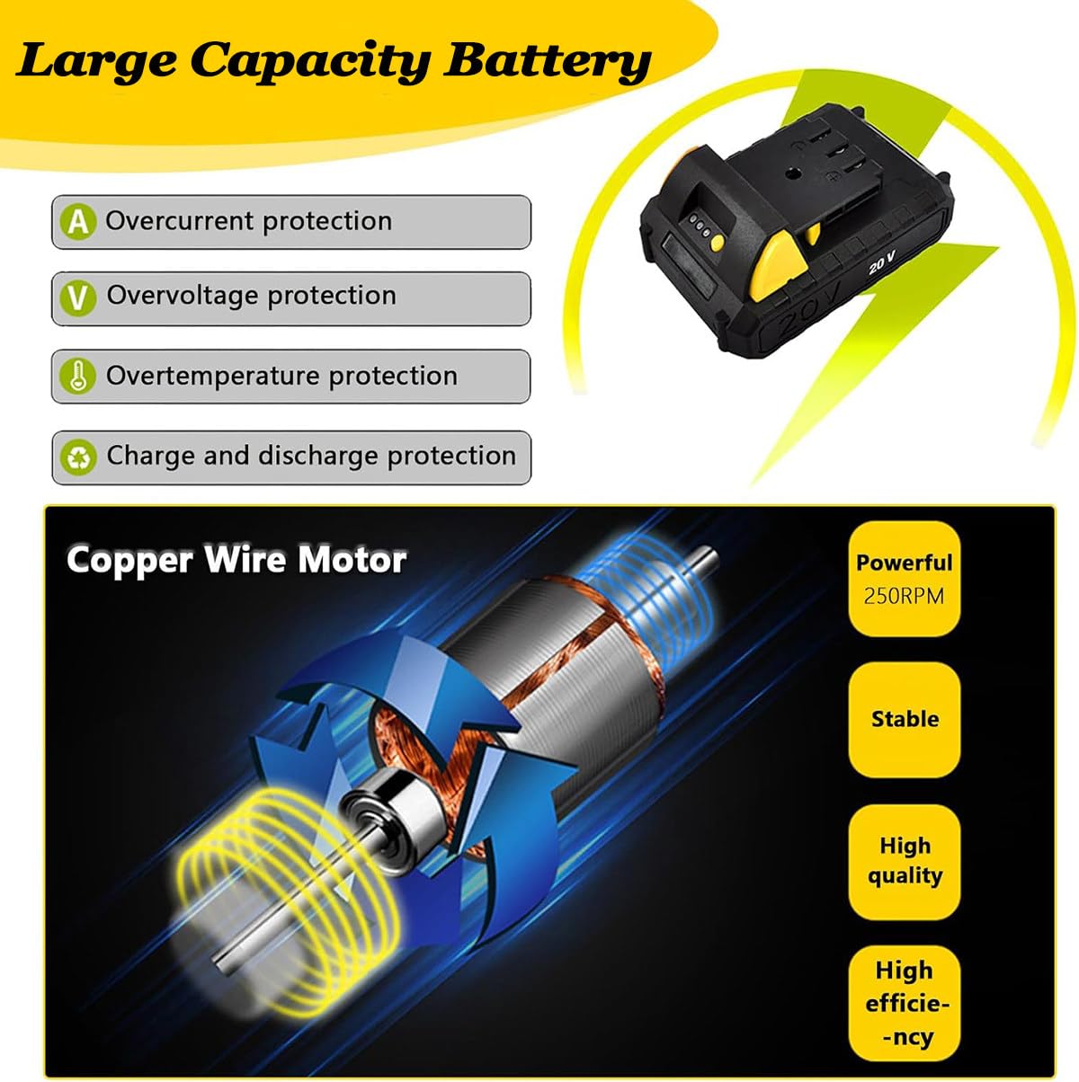 Coltivatore Elettrico a Mano, Zappa, Fresa per Terreno, coltivatore Portatile, coltivatore a Batteria, Larghezza di Lavoro 10 cm, per Giardino, orti