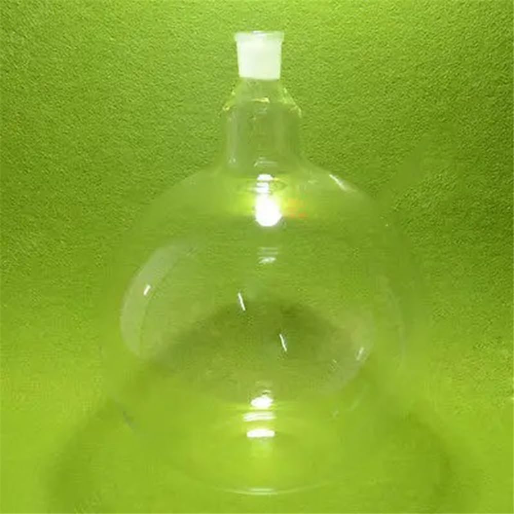 Pallone a fondo piatto da 5000 ml (5 l) con collo singolo, giunto 24/29, parete molto pesante Attrezzature da laboratorio