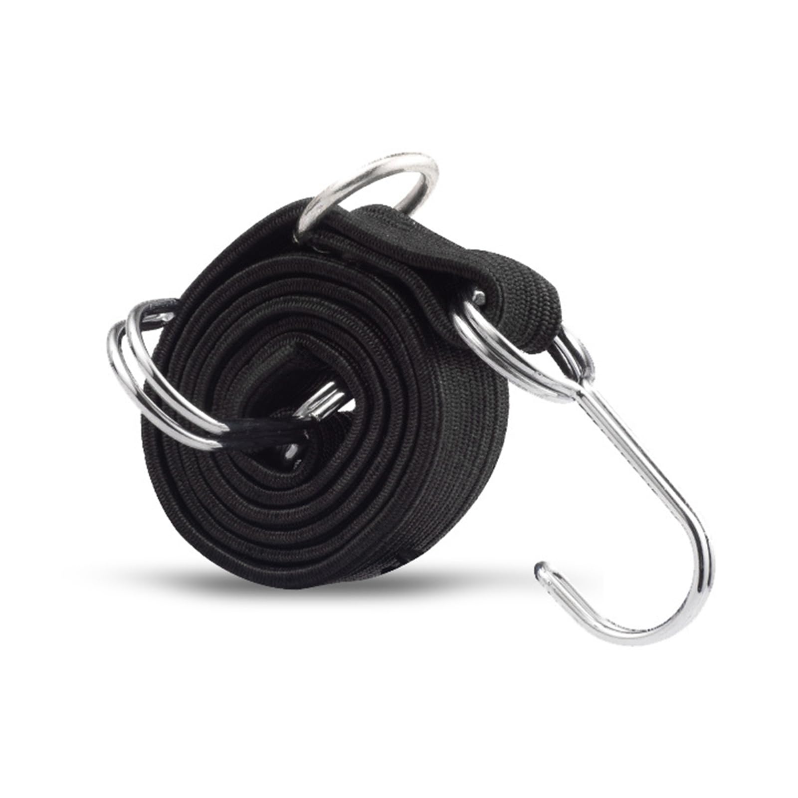 Tsophreniq Heavy-Duty Elastic Motorcycle Tie-Down Cord with Quick-Release Buckle for Cargo & Outdoor Gear Elastics Tie Down