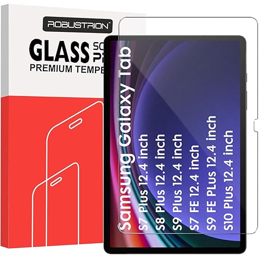 Robustrion Tempered Glass Screen Protector 12.4 inch