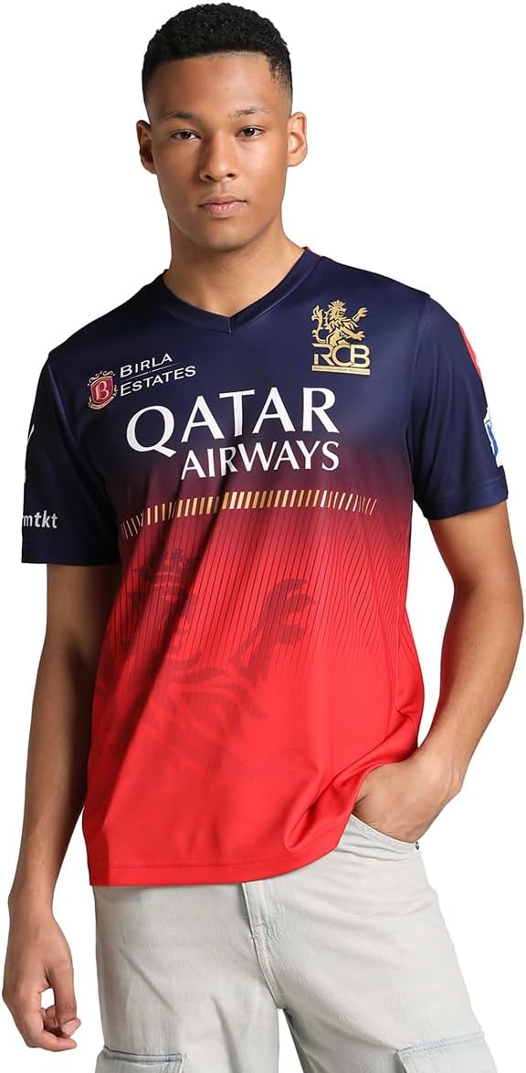 Puma Men Polyester Printed Classic Fit Jerseys