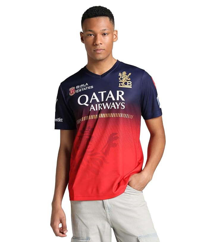 Puma Men Polyester Printed Classic Fit Jerseys