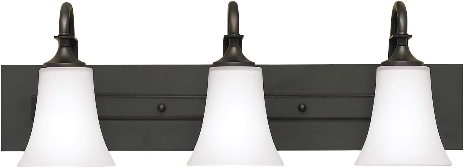 Sea Gull Lighting VS12703-ORB Barrington Three Light Wall / Bath, Oil Rubbed Bronze