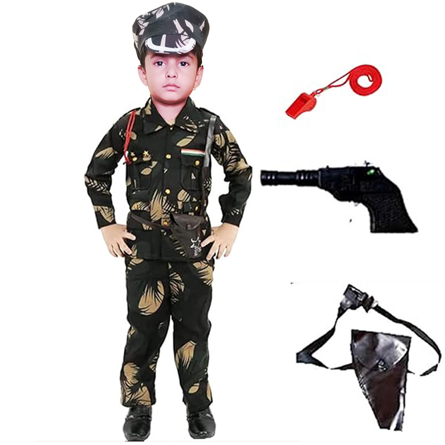 Fancy Agents Army Costume Dress For Kids Boys Fancy dress Costume Indian army boys and Kargil police costume Professional Indian Military Soldier Fancy Dress Costume, Polyester Fabric (5-6year) (B0CRLZ44S6) Amazon Price History, Amazon Price Tracker