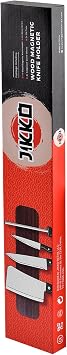 JIKKO Magnetic Knife Strip 16" Acacia Wood Magnetic Knife Holder for Wall | Premium Knife Bar & Kitchen Utensil Organizer