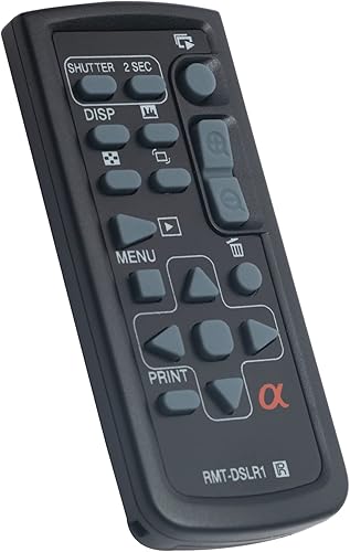 Miniatura 2 de Allimity RMT-DSLR1 RMTDSLR1 - Control remoto de repuesto compatible con cámara Sony Alpha A33 A55 A57 A65 A77 A99 NEX-5 NEX-6 NEX-7 A230 A330 A380