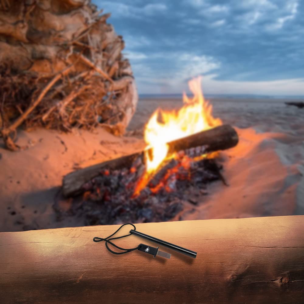 The Pathfinder School HD6 Ferrocerium Rod with Tungsten Striker