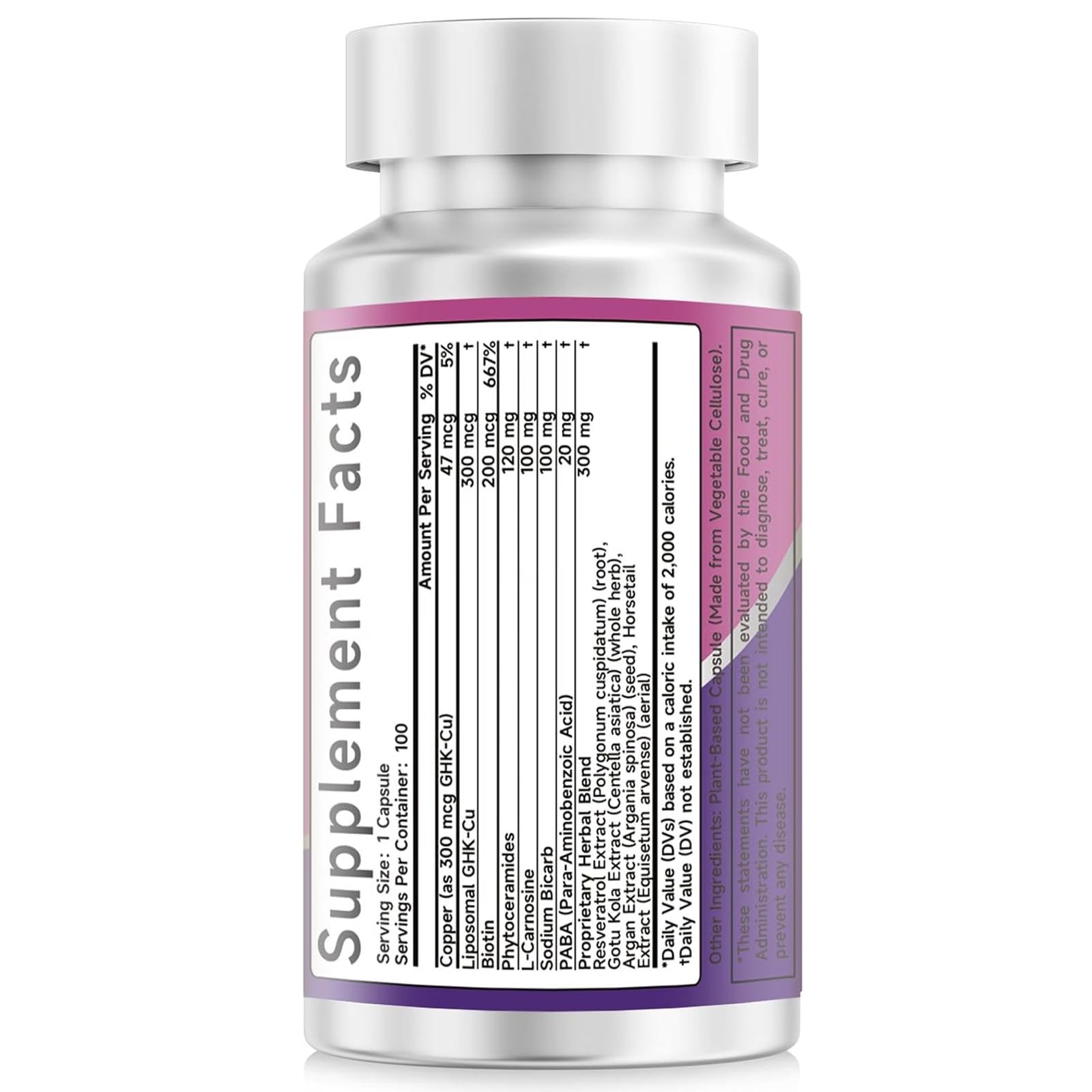 ghk-cu 20 mg Ewecxine Copper Peptide Supplement, 300 mcg per Serving, Liposomal Formula, 100 Vegan Capsules – Beauty Support Matrix with Biotin, Phytoceramides & Herbal Blend : Health & Household I don't need Dropbox