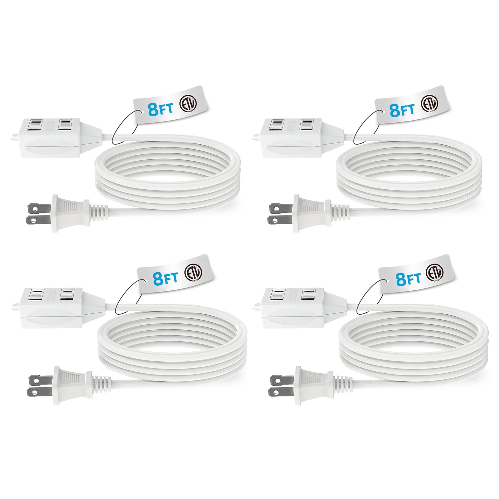 TiFFCOFiO 6ft Extension Cord - 3 Outlet -18