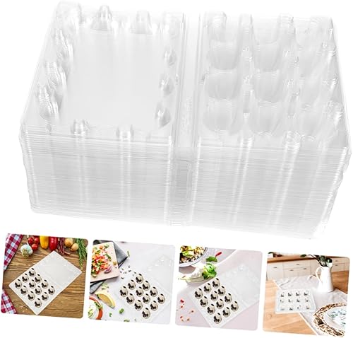 Miniatura 5 de Zerodeko 100 cajas de huevos de codorniz Caja de huevos de codorniz seco Cartones de huevos Soporte de huevo de codorniz Forma de material