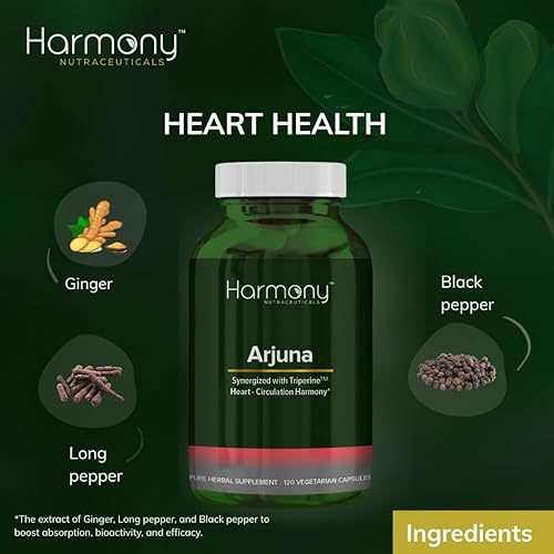 Miniatura 4 de Arjuna Supreme - Sinergizado con Triperina - Alta Potencia, Máxima Bio-actividad Liposomal Dr. Gumman's Harmony Nutraceuticals Herb for