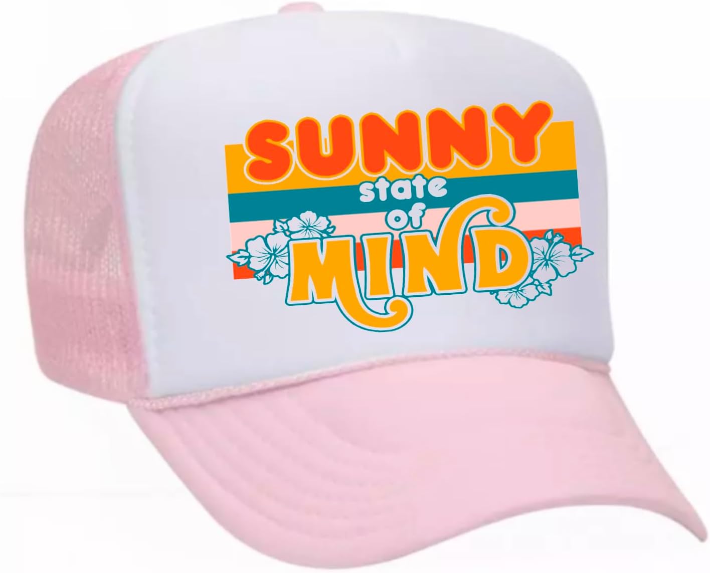 Sunny State of Mind Colorful Trucker hat