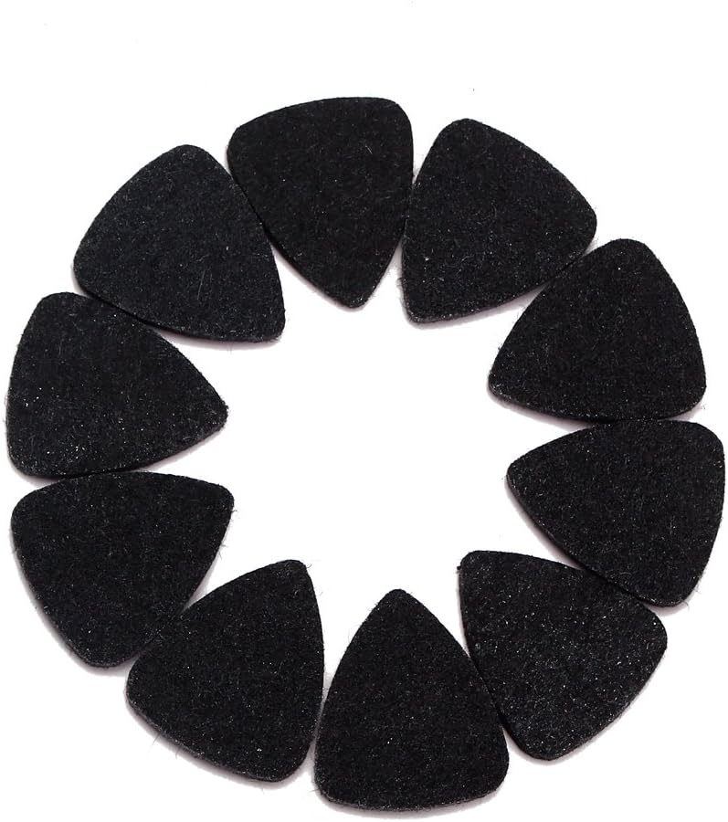 Alnicov Guitar Picks Wool Guitar Plectrums,Wool Felt Guitar Picks for