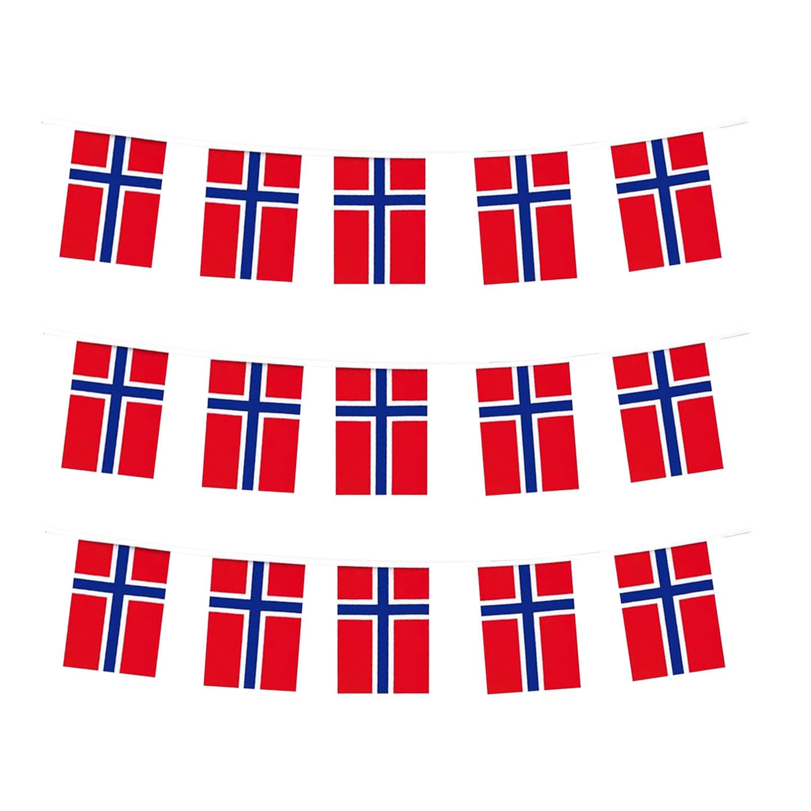 100pcs/set Mini Norwegian Flag Cake Cocktail Toothpick Stick Party Bar Restaurant Accessory Flag Of Norway Bp - View #6