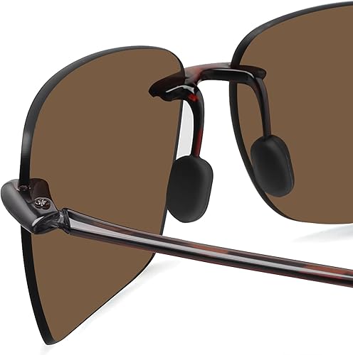 Miniatura 53 de JULI - Lentes de sol deportivos para hombres y mujeres, marco sin montura Tr90 para correr, pesca, golf, surf, conducción, MJ8009