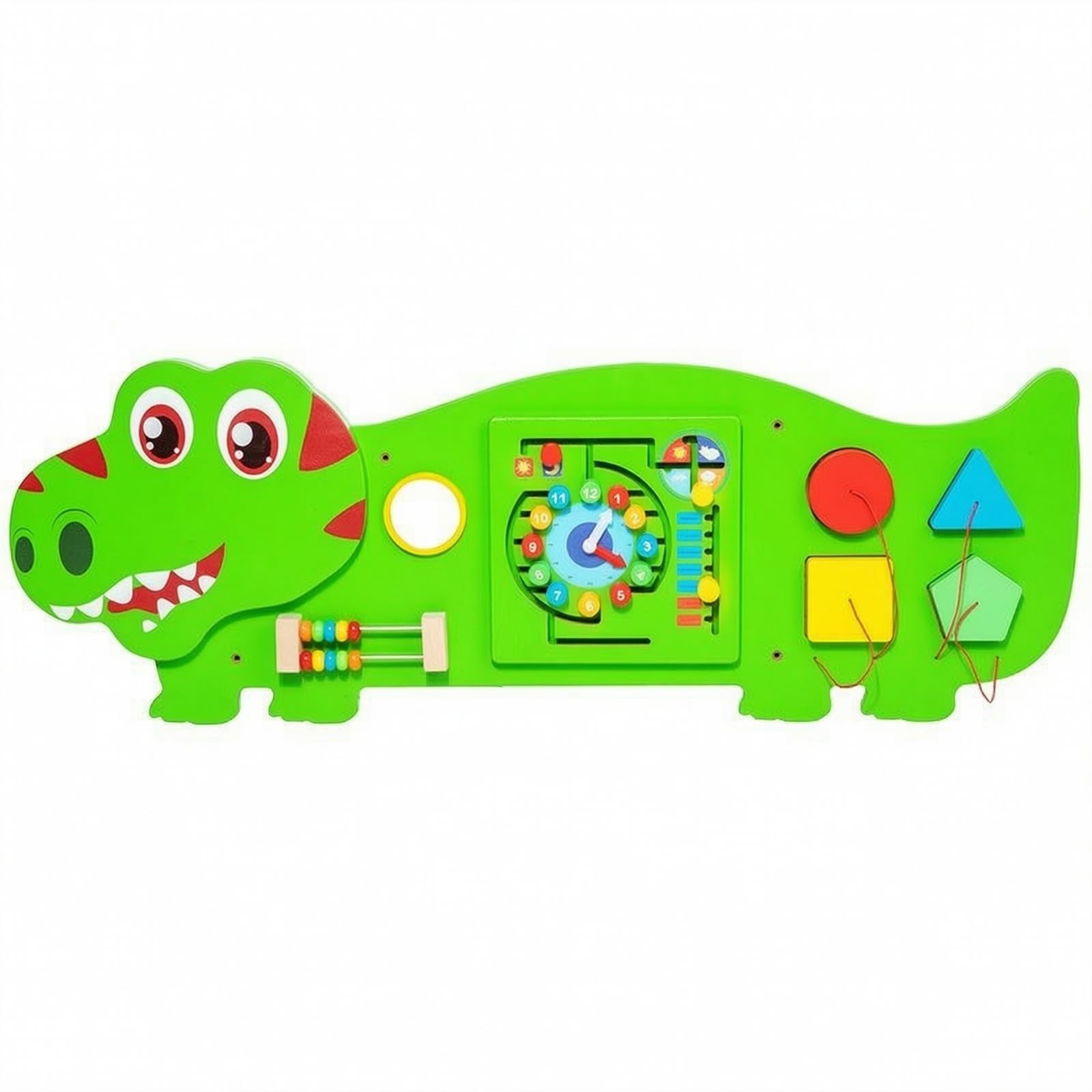 Pannello Montessoriano da | Interattivo, Busy Board, per giochi, Cameretta, Bambini, Neonati, Tirannosauro