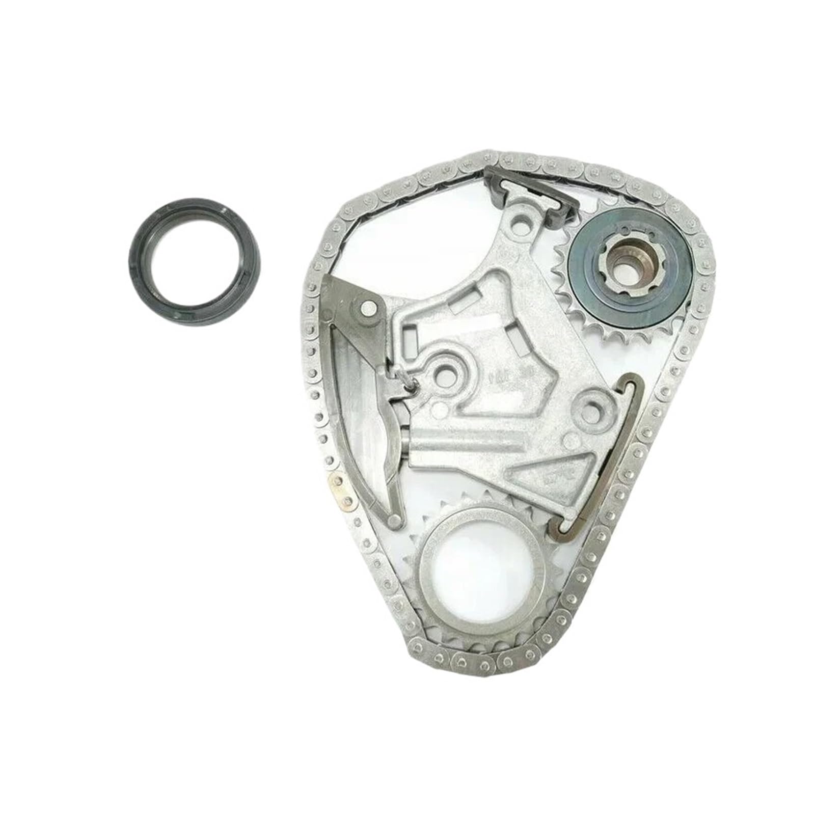 łańcuch rozrządu pompy Pasuje do A3 A4 A6 pasuje do 06F105243C 06F115230 06B115130C pompa olejowa wałek wyrównoważający zestaw łańcucha zębatego 2.0 TFSI łańcuch smarowania silnika(06F105243C 1 SET)