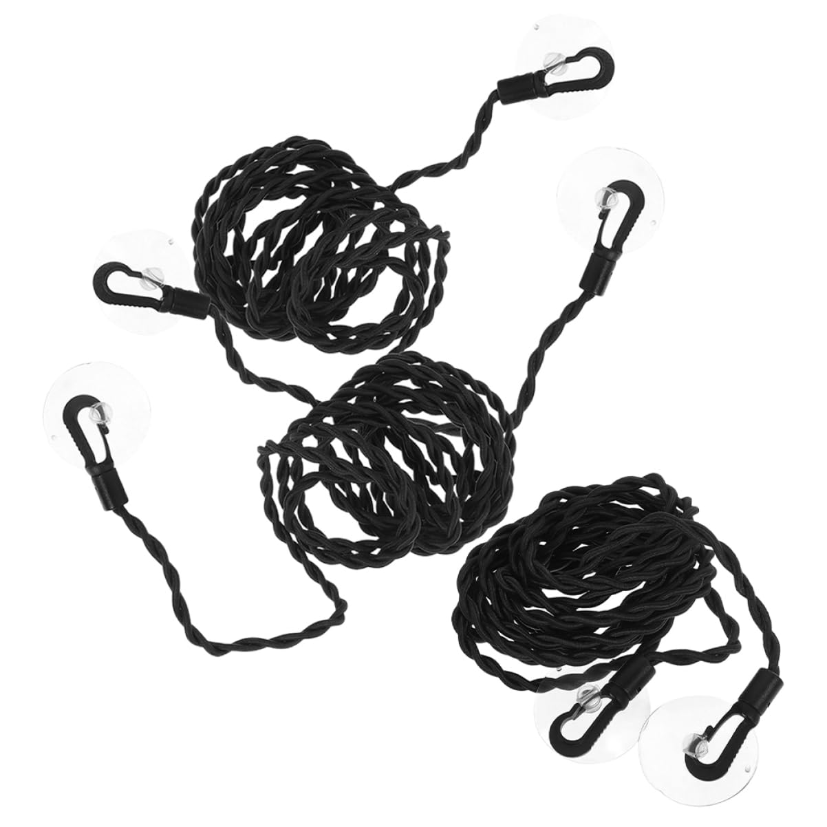 Ciieeo 3pcs Retractable Windproof Drying Rope for Indoor and Outdoor Use for Camping Travel and Backpacking Adventures