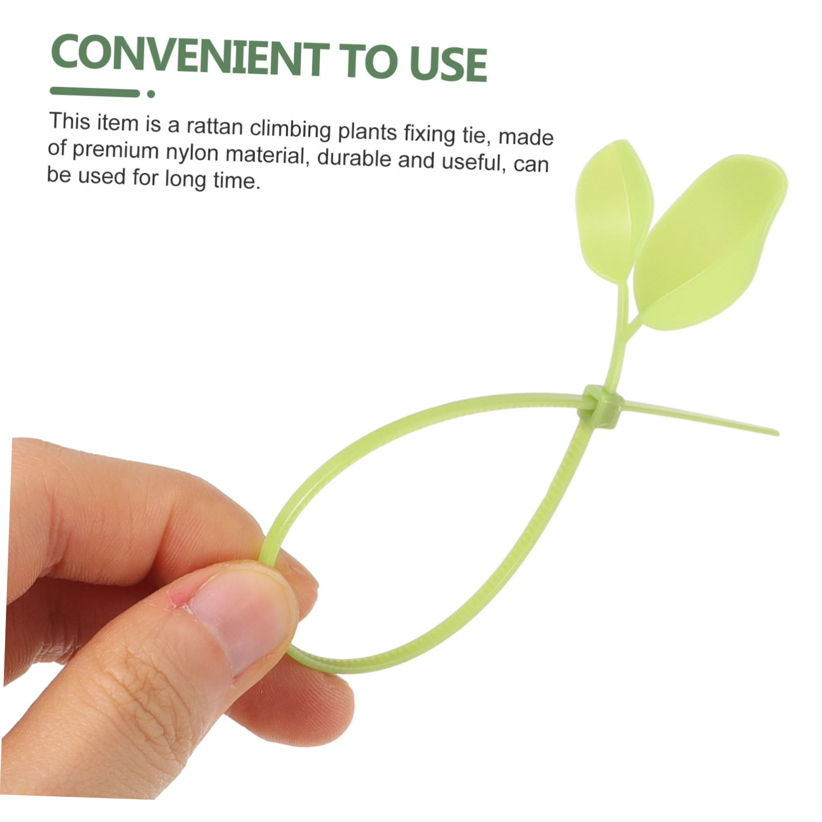 NUOBESTY 2 Sätze Blattförmige Nylon Kabelbinder Dekorative Bunte Kabelbinder Für Garten Büro Und Zuhause Einfache Handhabung Und Vielseitigkeit 100 Stück * 2