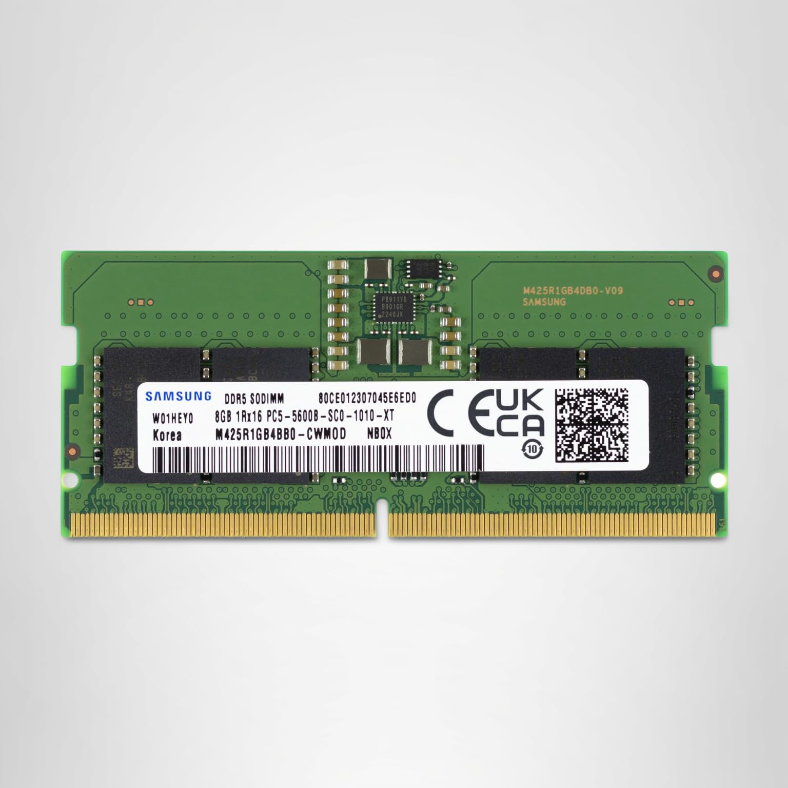 メモリー SAMSUNG DDR5 SODIMM 8GB PC5-5600 Samsung 8GB DDR5 5600MHz PC5-44800 CL46 SODIMM 1Rx16 Single Rank