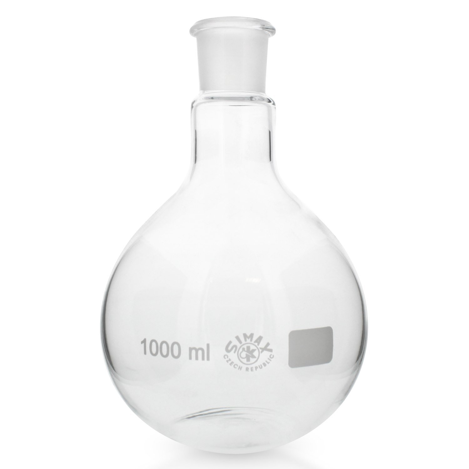 3x Stehkolben 1000ml mit Normschliff 29/32 aus hitzefestem Borosilikatglas 3.3 (Laborglas)