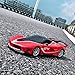 BEZGAR Remote Control Ferrari Car - 1:24 Scale Ferrari Electric Sport Racing Toy Car Model Vehicle, 2.4Ghz Licensed Red RC Car Series for Adult, Girls, Boys Age 8 9 10 11 12 Years Holiday Ideas Gift