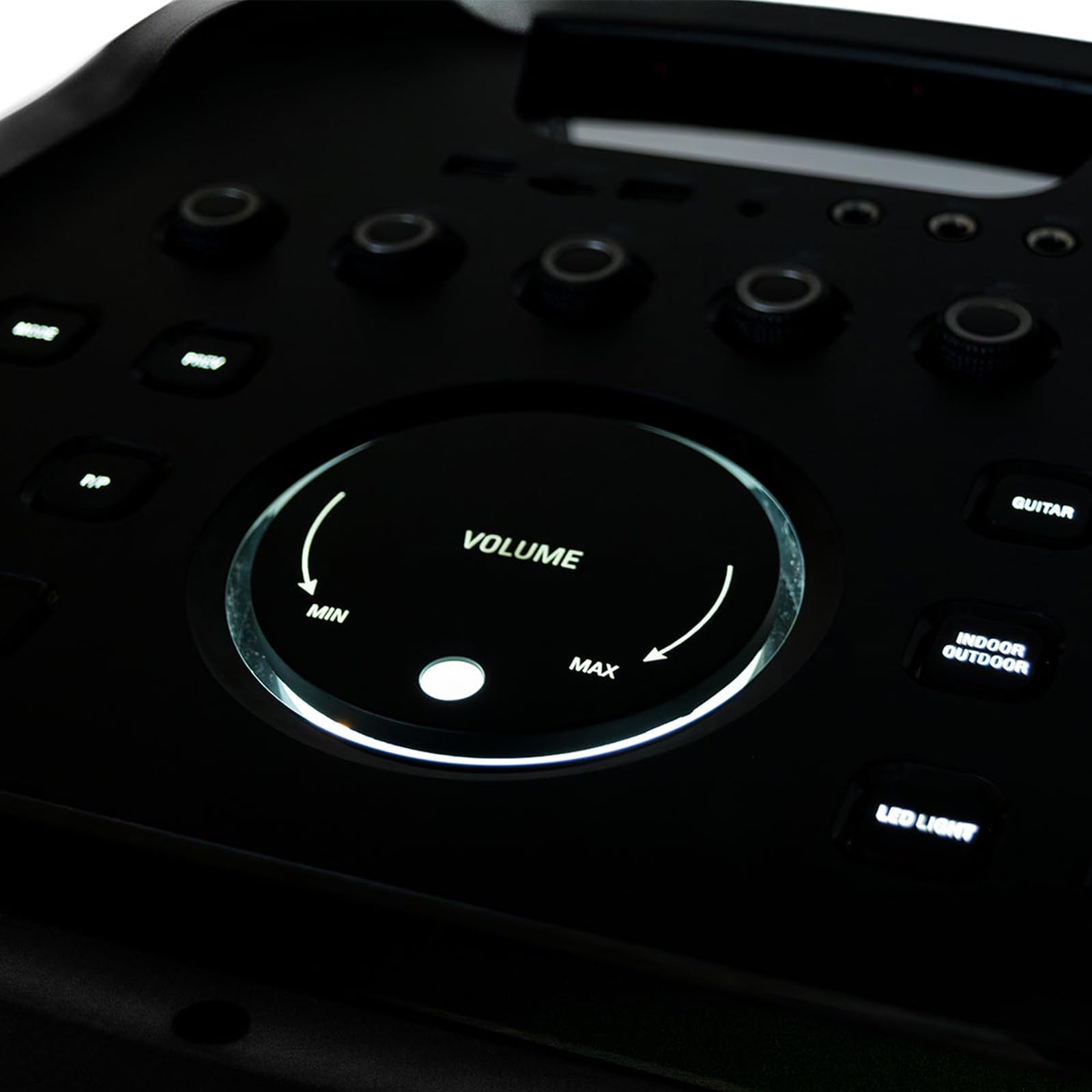 Cassa Bluetooth Professionale, 1050W, 2 Woofer 12", Batteria Ricaricabile, Radio FM, Luci LED, Microfono Incluso