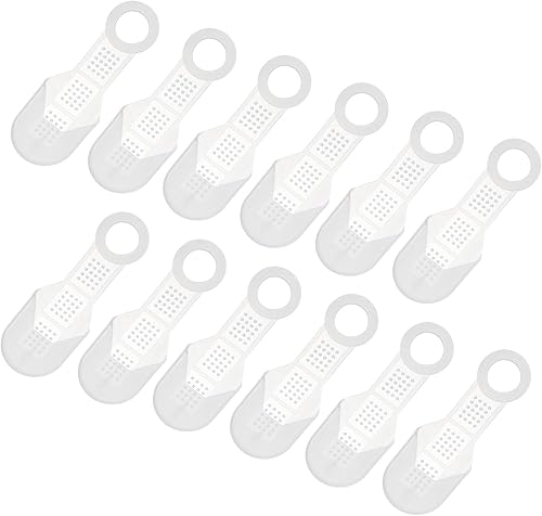 uxcell Tiras adhesivas de silicona antideslizantes para colgar ropa para colgar ropa y madera y plástico, transparente (3.94 x 1.38 pulgadas)