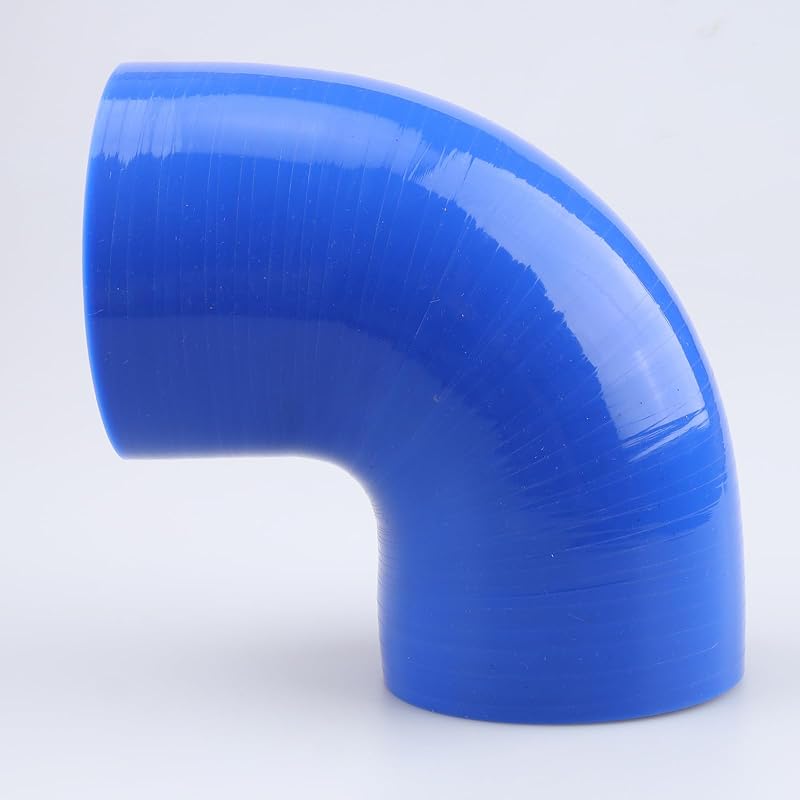 Mangueira de silicone redutora em cotovelo 90° AC PERFORMANCE, 3" para 2,75", azul – 1 unidade