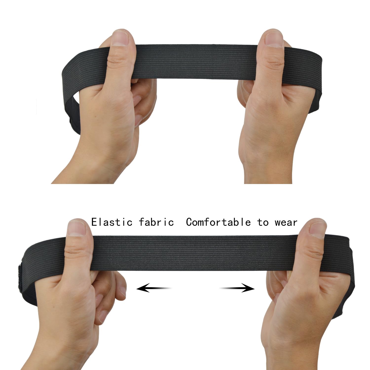 3 pezzi Fascia Regolabile Elastico nero con per realizzare