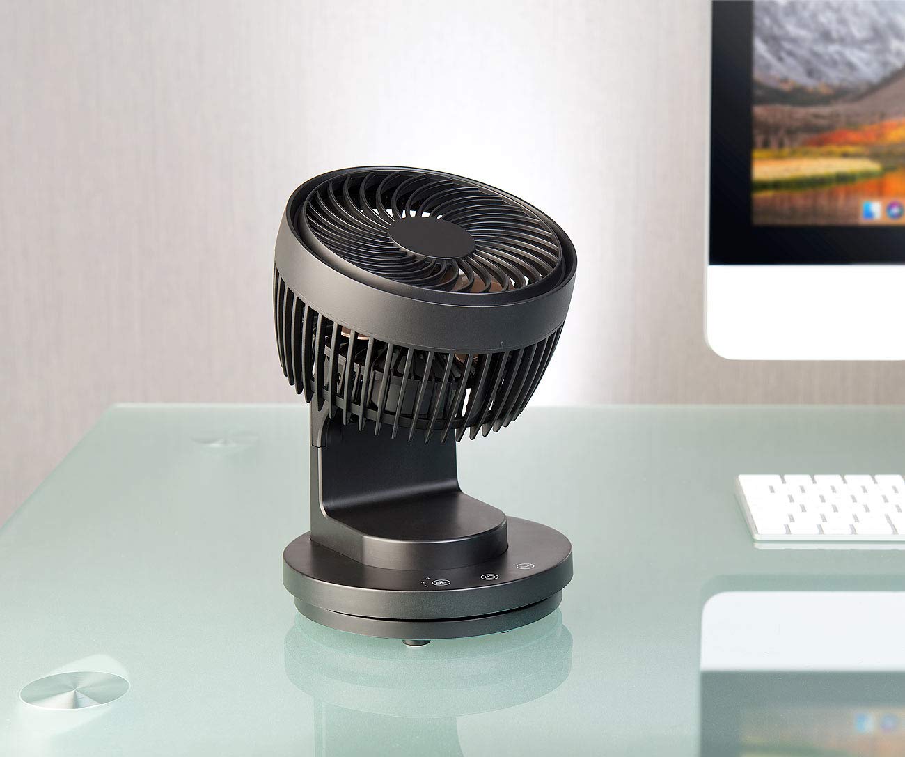 Sichler Haushaltsgeräte Fan: USB-Tischventilator, 3 Stufen, Oszillation, bürstenloser Motor, 5 Watt (Ventilator Auto, Desktop-Ventilator, Mini)