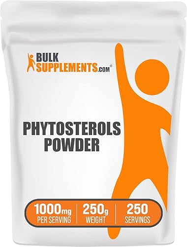 BulkSupplements. com Fitoesteroles en polvo - Suplemento de fitoesteroles, suplemento de beta-sitosterol - Procedente de soja, sin gluten, 1000 mg