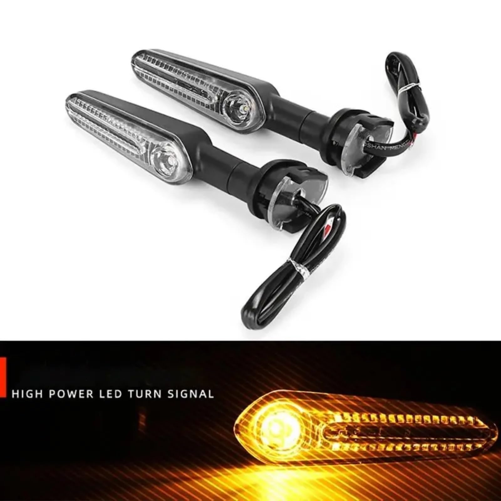 Per YZF Per R6 2003 2004 2005 2006 2007 2008 2009 2010 2011 2012 2013 2014 2015 2016 Per R1 2002-2014 Per R7 2021-2023 Indicatori Di Direzione Luce Ambra(2pcs)