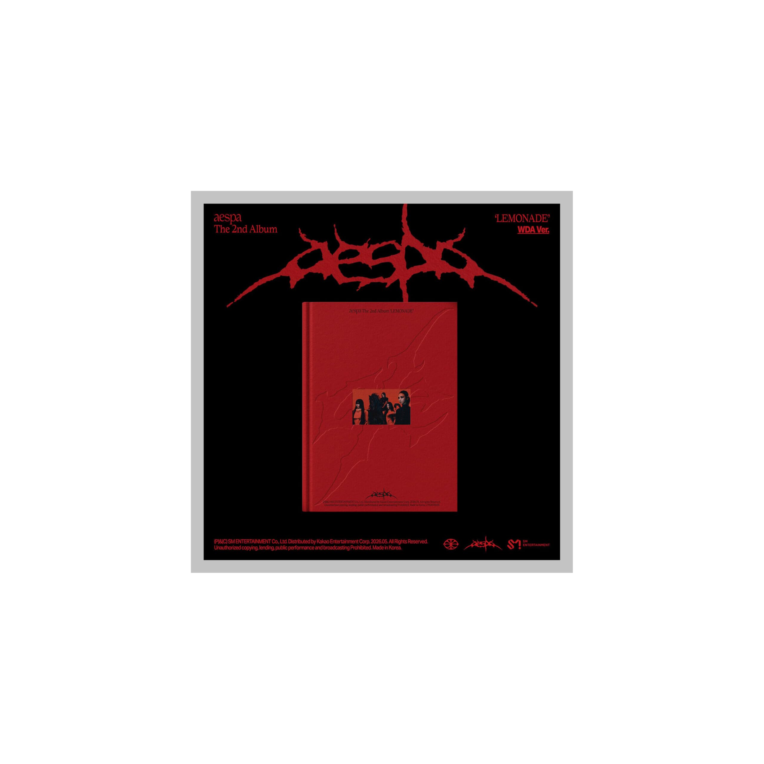 WDA Version) aespa LEMONADE 2nd Album with Tracking : Amazon.sg