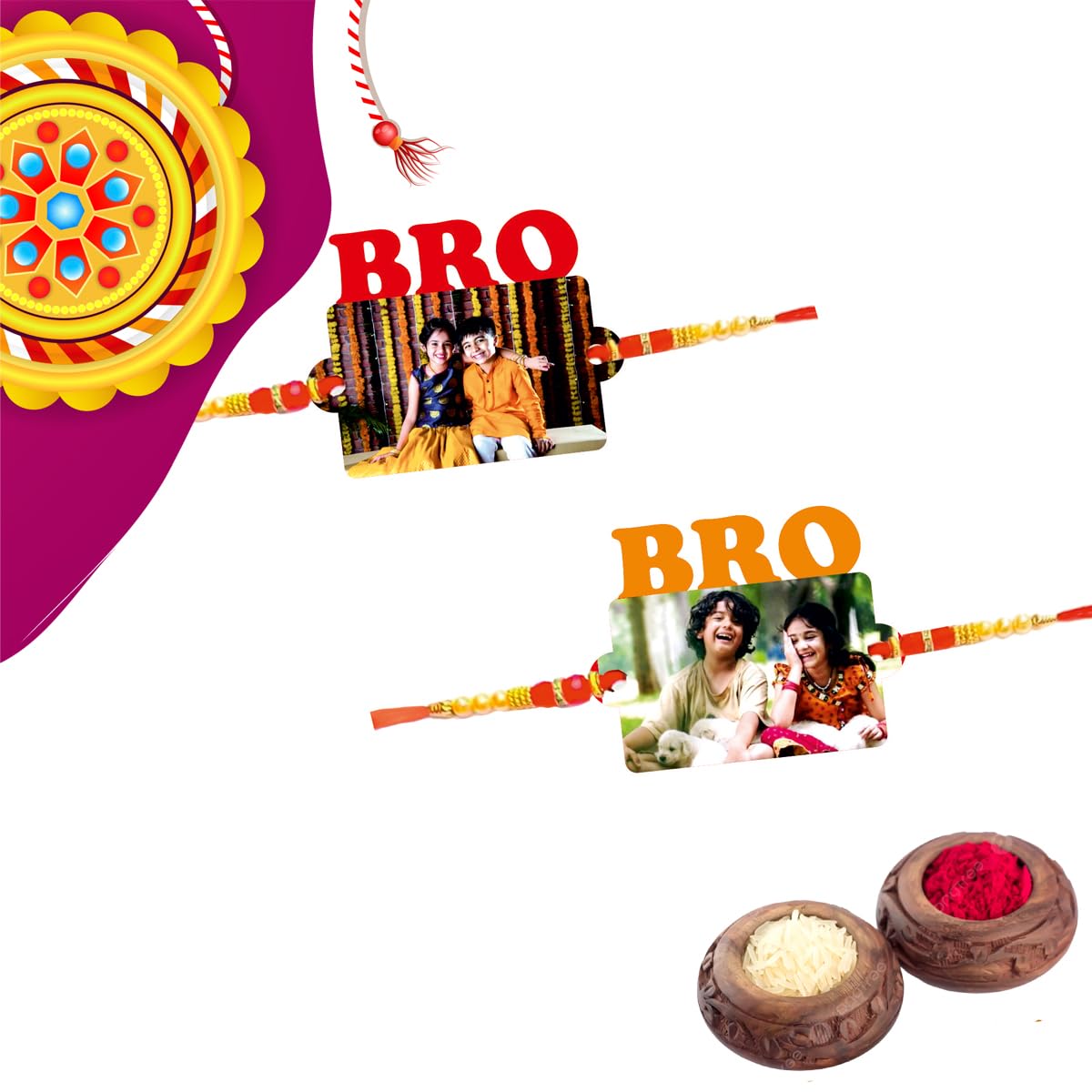DONT JUDGE ME Personalized/Customised Designer Photo Rakhi for Brothers - Raksha Bandhan Gift, Pack Of 2 (B0DBGJ4YJW) Amazon Price History, Amazon Price Tracker