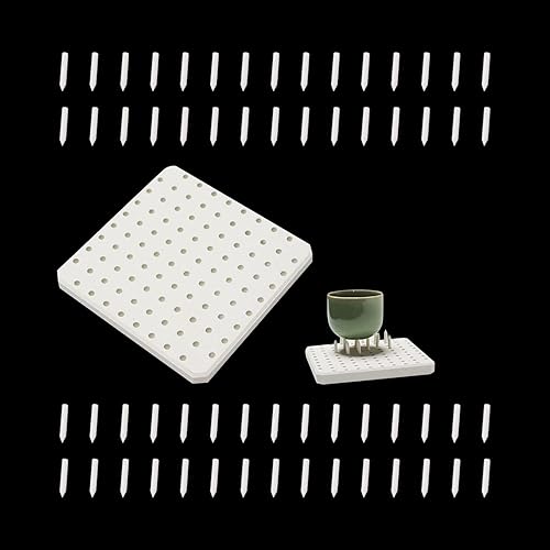 Almohadilla refractaria de cerámica, 96 puntos, barra de agujero, horno de cerámica, almohadilla de soporte refractario de cerámica de alta