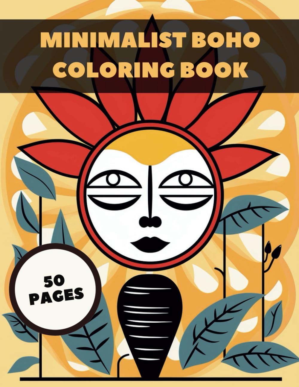 Minimalist Boho Coloring Book: Modern Art for Stress…