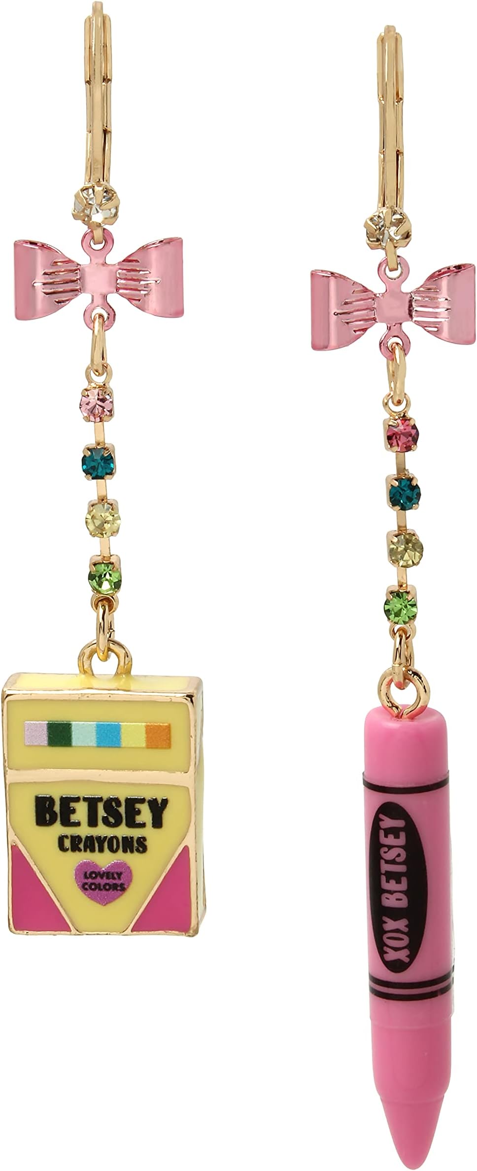 Betsey JohnsonCrayon Mismatch Earrings