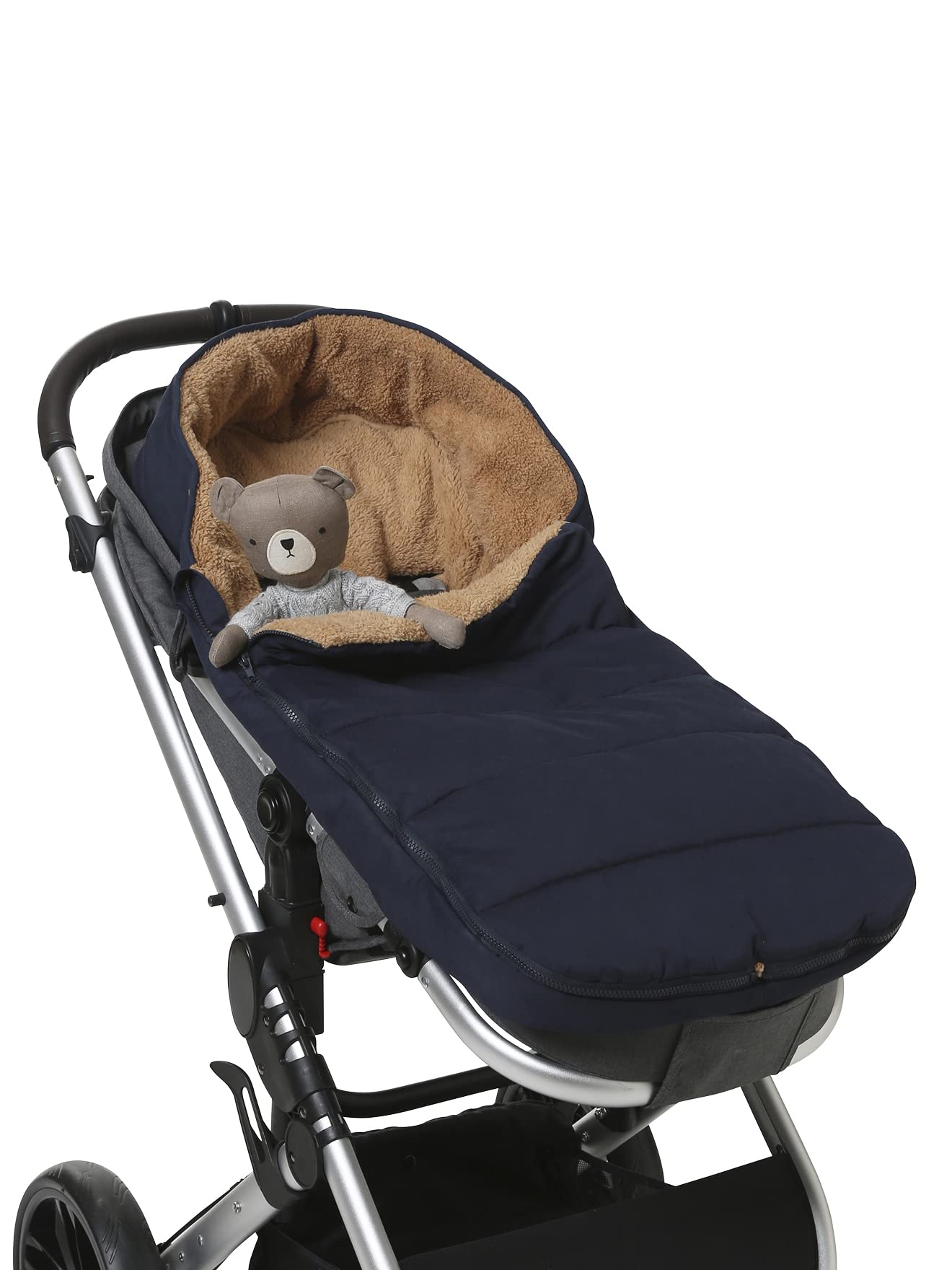 Vertbaudet Fußsack für Kinderwagen, wetterfest Nachtblau ONE Size