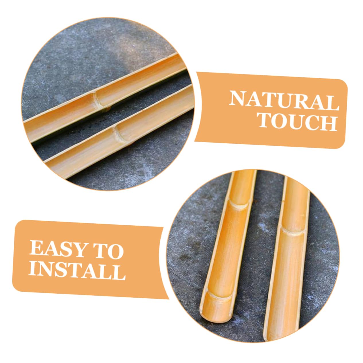 PRETYZOOM 2pezzi Fontana Acqua Bamboo Piccola Riciclo Per Acquari e Giardino Decorazione Naturale in Bamboo Resistente Canale d Acqua Multiuso Per Esterni e Vasche Pesci
